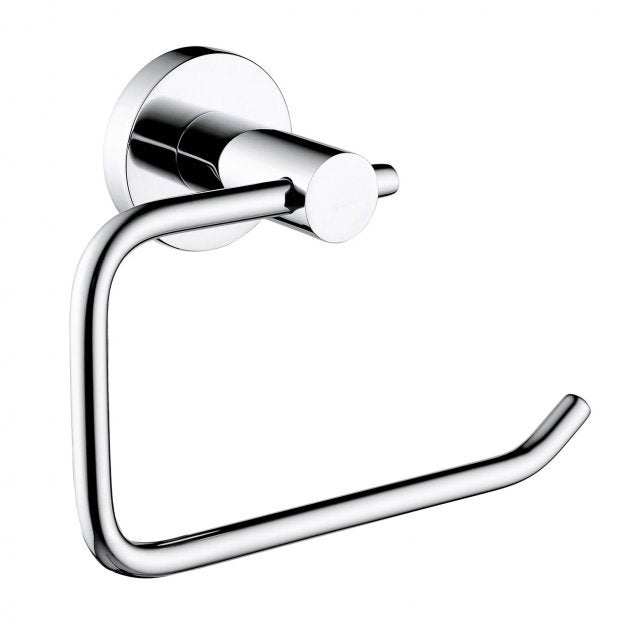 Bristan Modern Round Brass Toilet Roll Holder - Chrome - RD ROLL C - TAP 'N' SHOWER