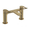 Bristan Saffron Bath Filler Tap Pillar Mounted - Brushed Brass - SAF BF BB - TAP 'N' SHOWER