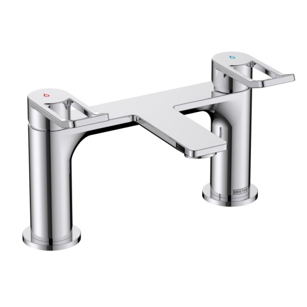 Bristan Saffron Bath Filler Tap Pillar Mounted - Chrome - SAF BF C - TAP 'N' SHOWER
