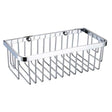 Bristan Modern Small Wall Fixed Wire Basket - Chrome - COMP BASK03 C