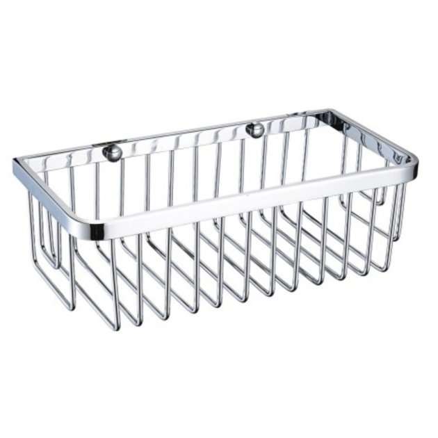 Bristan Modern Small Wall Fixed Wire Basket - Chrome - COMP BASK03 C - TAP 'N' SHOWER