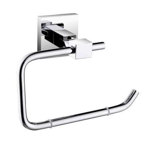 Bristan Modern Square Toilet Roll Holder - Chrome - SQ ROLL C