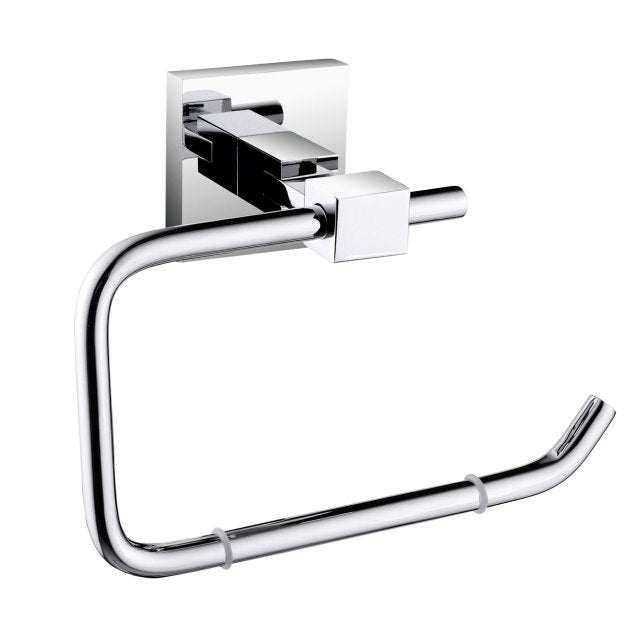Bristan Modern Square Toilet Roll Holder - Chrome - SQ ROLL C - TAP 'N' SHOWER