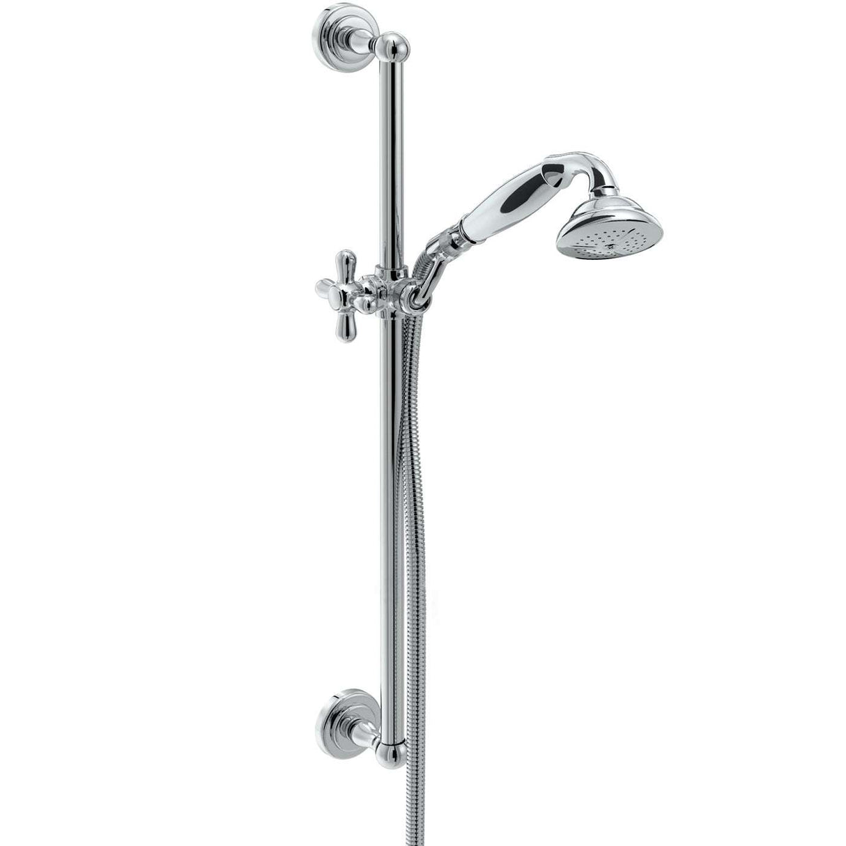 Bristan Deluxe Traditional Shower Kit - Chrome - TRD KIT01 C