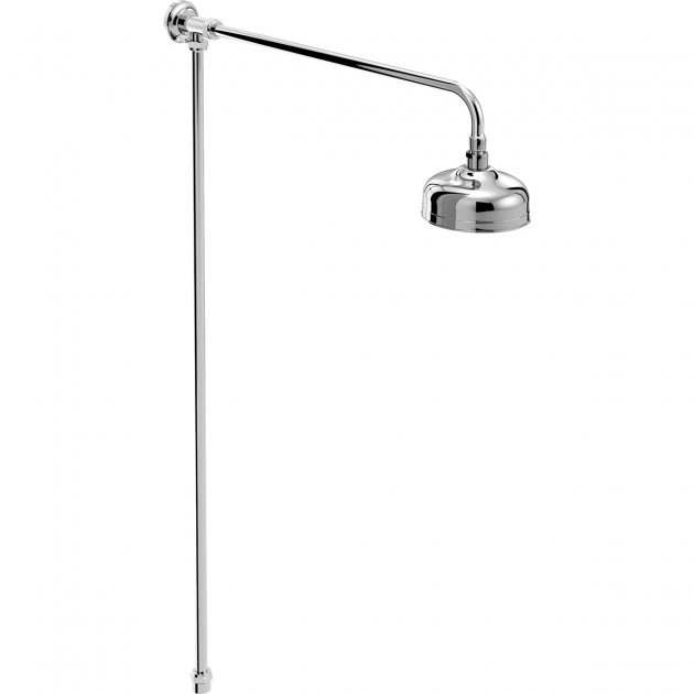Bristan Traditional 1135mm High Rigid Riser Shower Kit - Chrome - TRD RISE C - TAP 'N' SHOWER