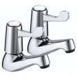 Bristan Value Modern Lever Manual Basin Taps 76mm - Chrome Plated - VAL2 1/2 C CD