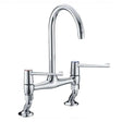 Bristan Value Modern 6 Inch Lever Handles Kitchen Sink Mixer Tap - Chrome - VAL2 BRDSM C 6 CD