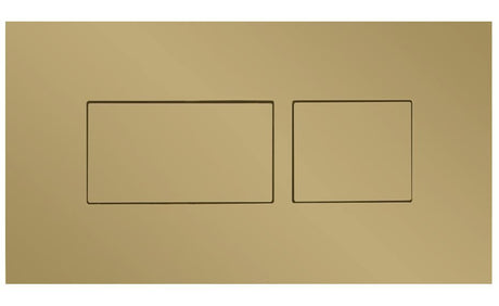 Britton Flush Plate - Brushed Brass - HOX.030BB - TAP 'N' SHOWER