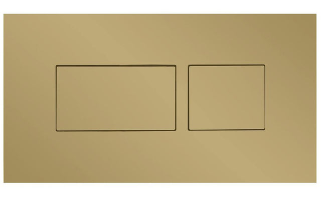 Britton Flush Plate - Brushed Brass - HOX.030BB - TAP 'N' SHOWER