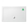 Britton Zamori Anti - Slip Rectangular Shower Tray 1400mm x 900mm - White - Z1178A - TAP 'N' SHOWER