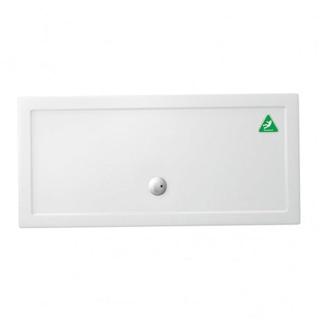 Britton Zamori Anti - Slip Rectangular Shower Tray 1700mm x 700mm - White - Z1183A - TAP 'N' SHOWER