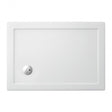 Britton Zamori Rectangular Shower Tray 1000mm x 700mm - White - Z1165 - TAP 'N' SHOWER