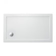 Britton Zamori Rectangular Shower Tray 1200mm x 700mm - White - Z1173 - TAP 'N' SHOWER