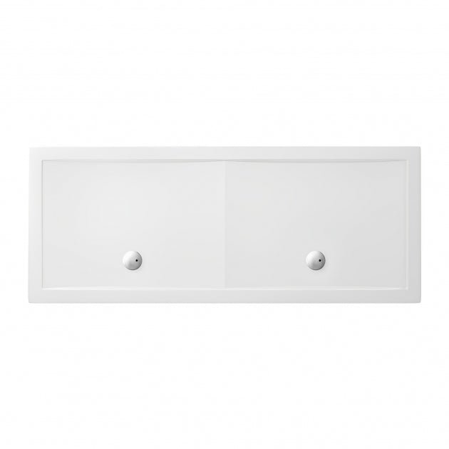 Britton Zamori Rectangular Shower Tray 2000mm x 1000mm - White - Z1347 - TAP 'N' SHOWER