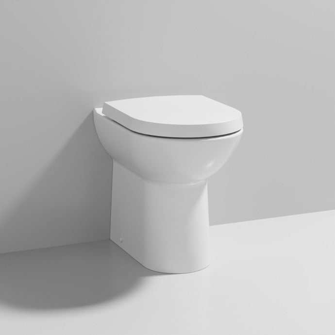 Nuie Lawton Comfort Height 545mm Projection Back to Wall Toilet - Excluding Seat - BTW006 - TAP 'N' SHOWER