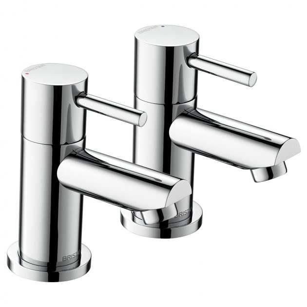 Bristan Blitz Modern Bath Taps Pair - Chrome - BTZ 3/4 C