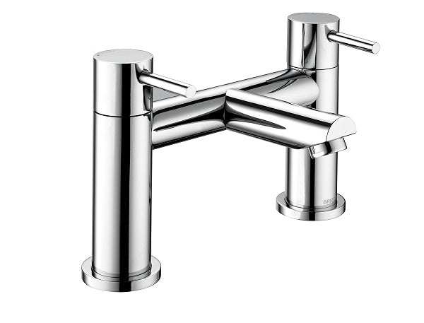 Bristan Blitz Pillar Mounted Bath Filler Tap - Chrome - BTZ BF C