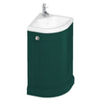 Burlington Freestanding Corner Vanity Unit 43cm - Matt Green - FC7MG - TAP 'N' SHOWER