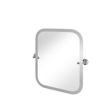 Burlington Rectangular Swivel Mirror 590 x 500mm - Chrome - A40CHR - TAP 'N' SHOWER
