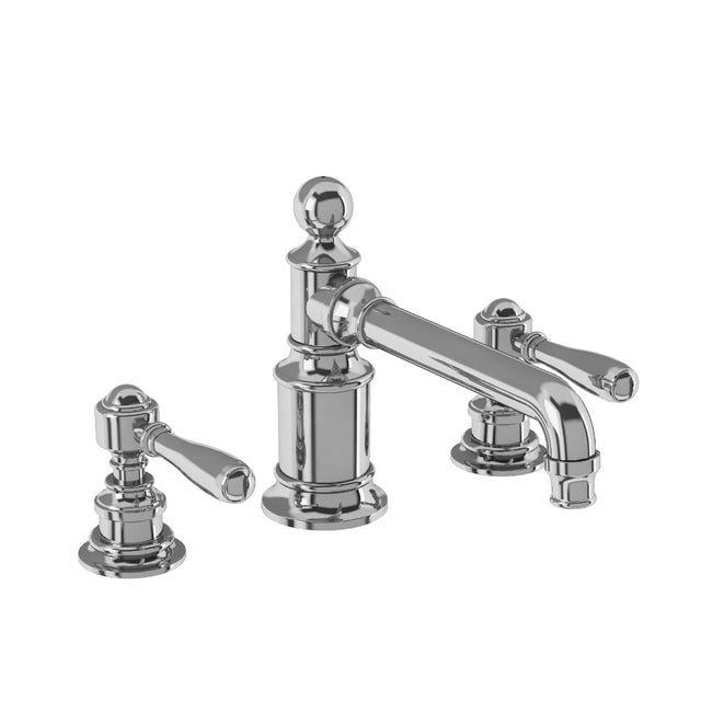 Burlington Arcade Brass Lever Tap Handle (Pair) Chrome - ARC67CHR - TAP 'N' SHOWER