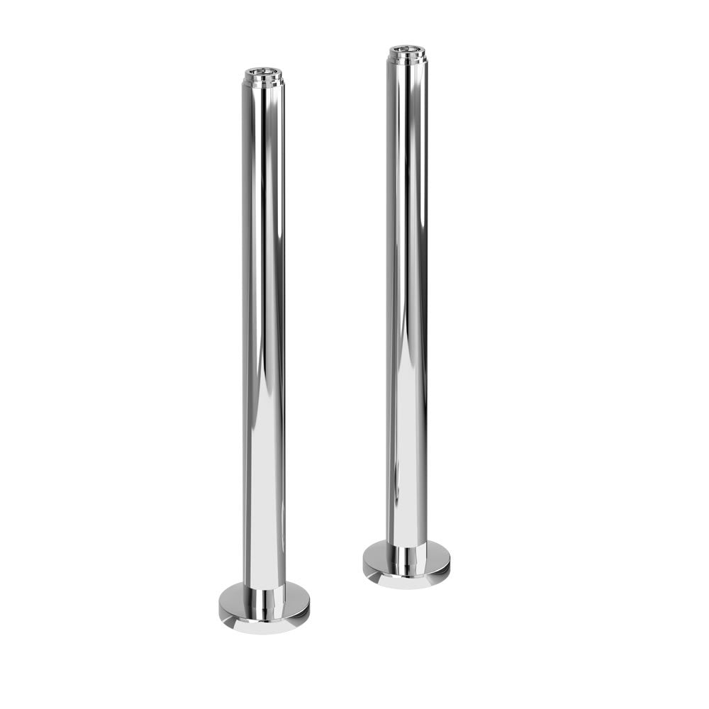 Burlington Riviera Stand Pipes - Chrome - RIV15CHR - TAP 'N' SHOWER