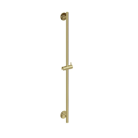 Burlington Riviera Slide Bar with Adjustable Bracket 100mm - Gold - RIV37GOLD - TAP 'N' SHOWER
