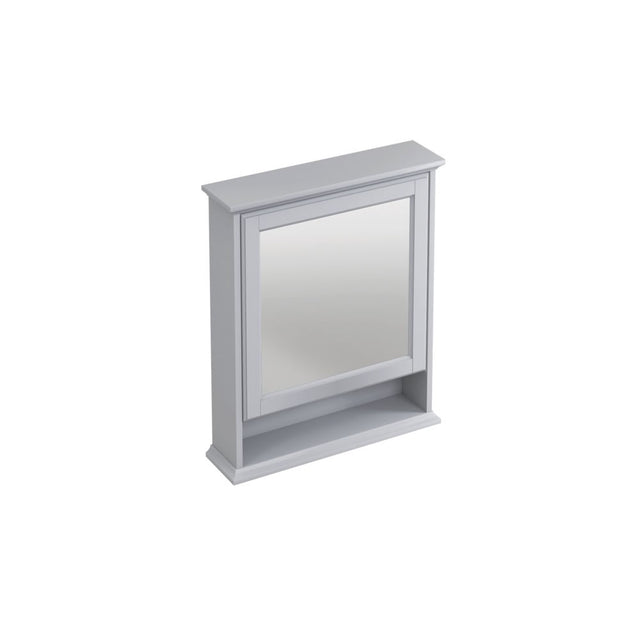 Burlington Mirror Cabinet with Single Door Classic Grey - SM6015G - TAP 'N' SHOWER