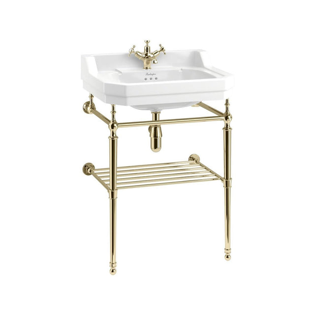 Burlington Optional Towel Rack (for 610mm Basin Wash Stand) Gold - T23ASGOLD - TAP 'N' SHOWER