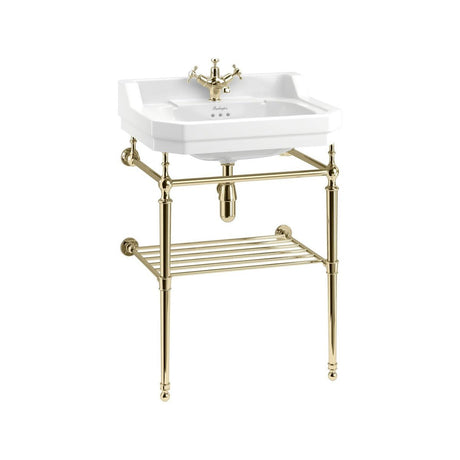 Burlington Optional Towel Rack (for 610mm Basin Wash Stand) Gold - T23ASGOLD - TAP 'N' SHOWER