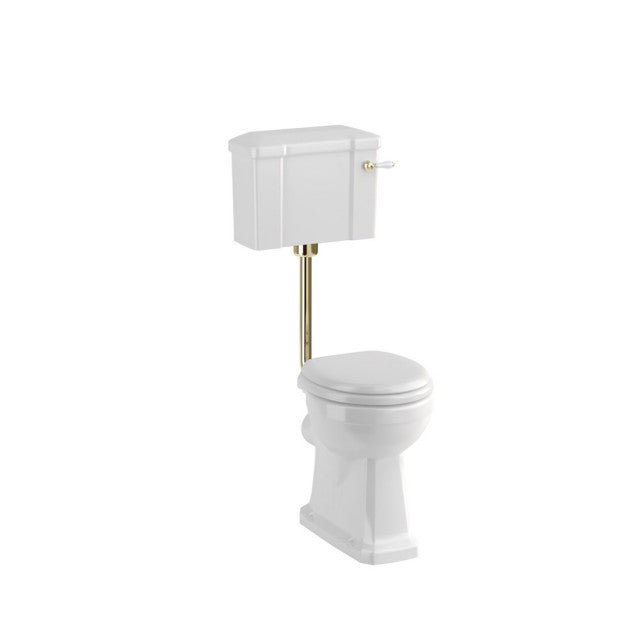 Burlington Low Level WC Flush Pipe Kit Gold (WC Pan & Cistern NOT Included) - T31GOLD - TAP 'N' SHOWER