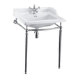 Burlington Basin Wash Stand for 650mm Classic and Carrara Marble Countertop Basin - Chrome - T49ACHR - TAP 'N' SHOWER