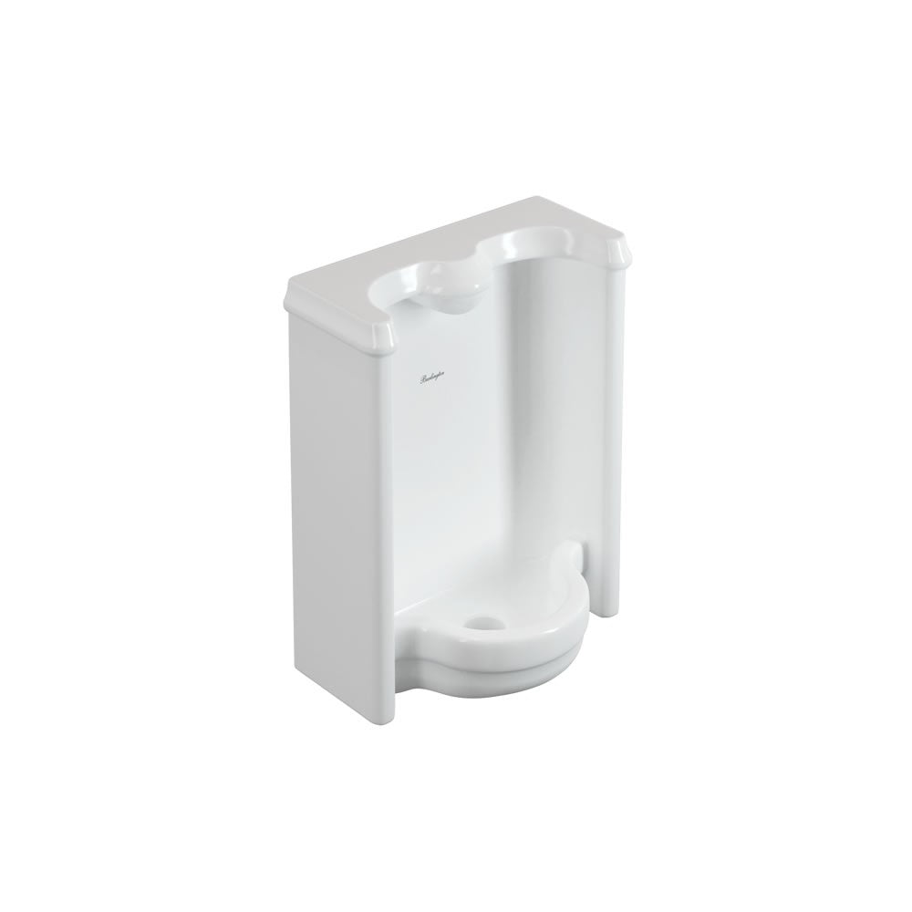Burlington Whitcomb Waterless Urinal With Bracket - Gloss White - U2 - TAP 'N' SHOWER