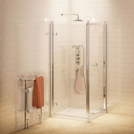 Burlington Glass Side Panel 760mm - C12 - TAP 'N' SHOWER