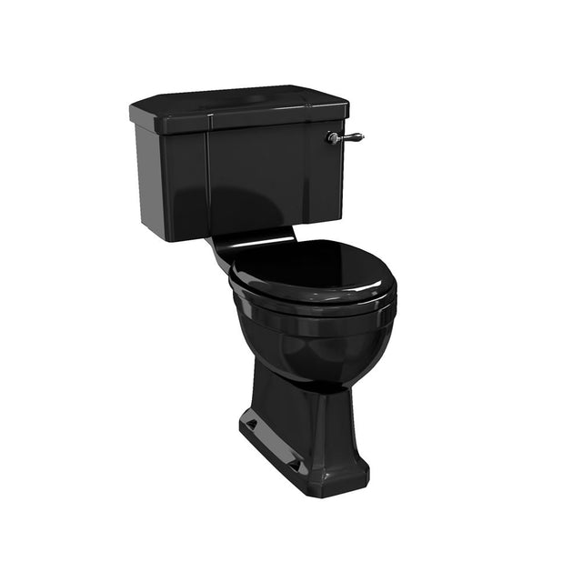 Burlington Close Coupled & Low Level Cistern ONLY 510mm - Jet Black - C1JET - TAP 'N' SHOWER