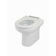 Rak Compact Special Needs High Rimless Back To Wall Pan 455mm - White - COM455BTWPAN - TAP 'N' SHOWER