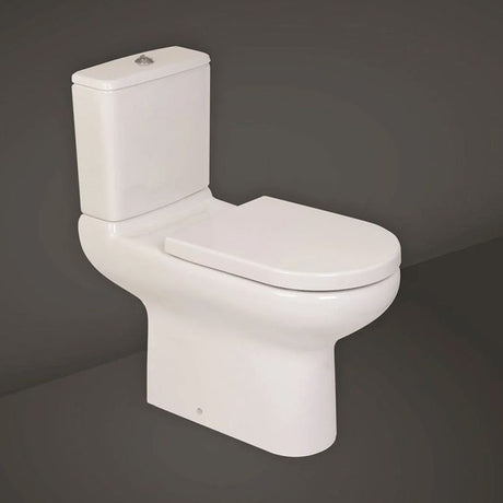 RAK Compact Side Lever Cistern Only suited to Special Needs Close Coupled Pans - White - COMSLCIST - TAP 'N' SHOWER