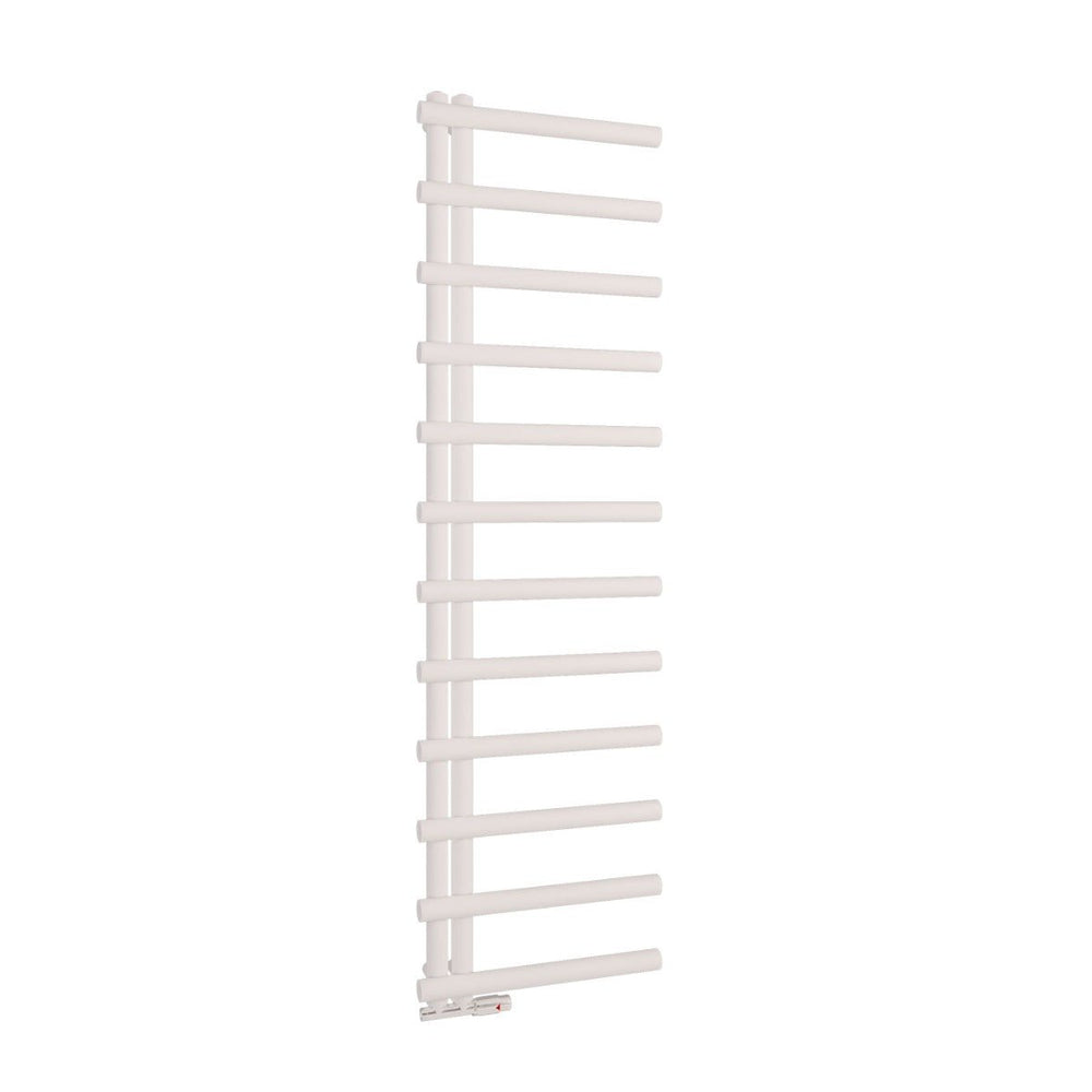 Scudo Carlo Designer Towel Radiator 1750 x 500mm - White - CARL1750 - 500 - W - TAP 'N' SHOWER