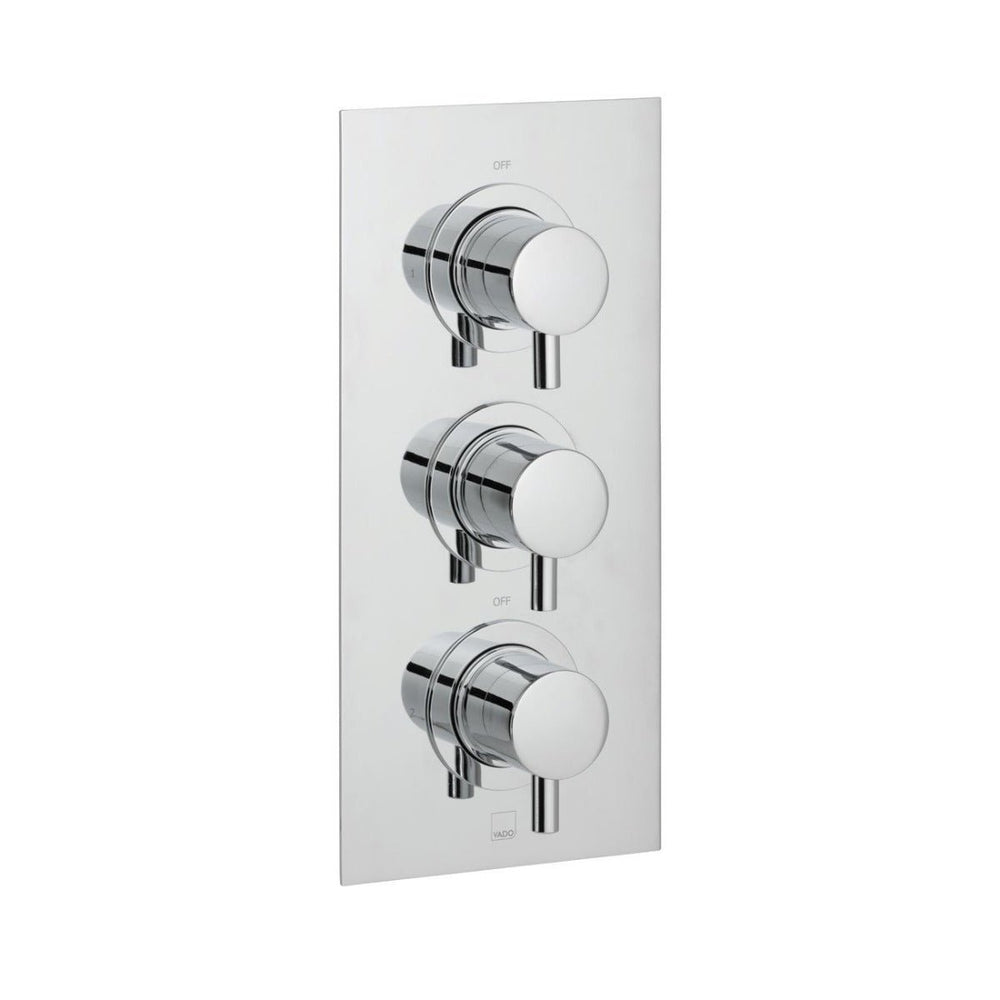 Vado Celsius 2 Outlet Thermostatic Shower Valve - Polished Chrome - CEL - 128D/2 - C/P - TAP 'N' SHOWER