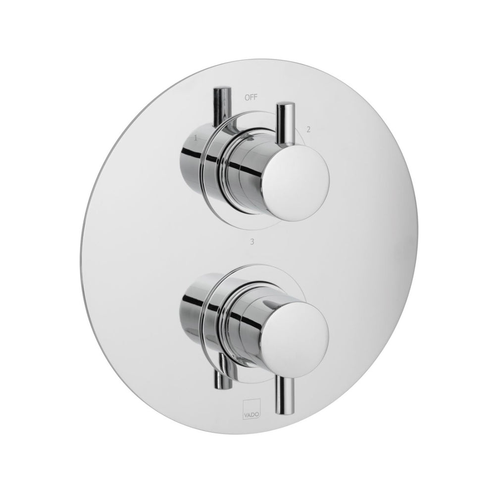 Vado Celsius 3 Outlet Thermostatic Shower Valve - Polished Chrome - CEL - 148D/3/RO - C/P - TAP 'N' SHOWER