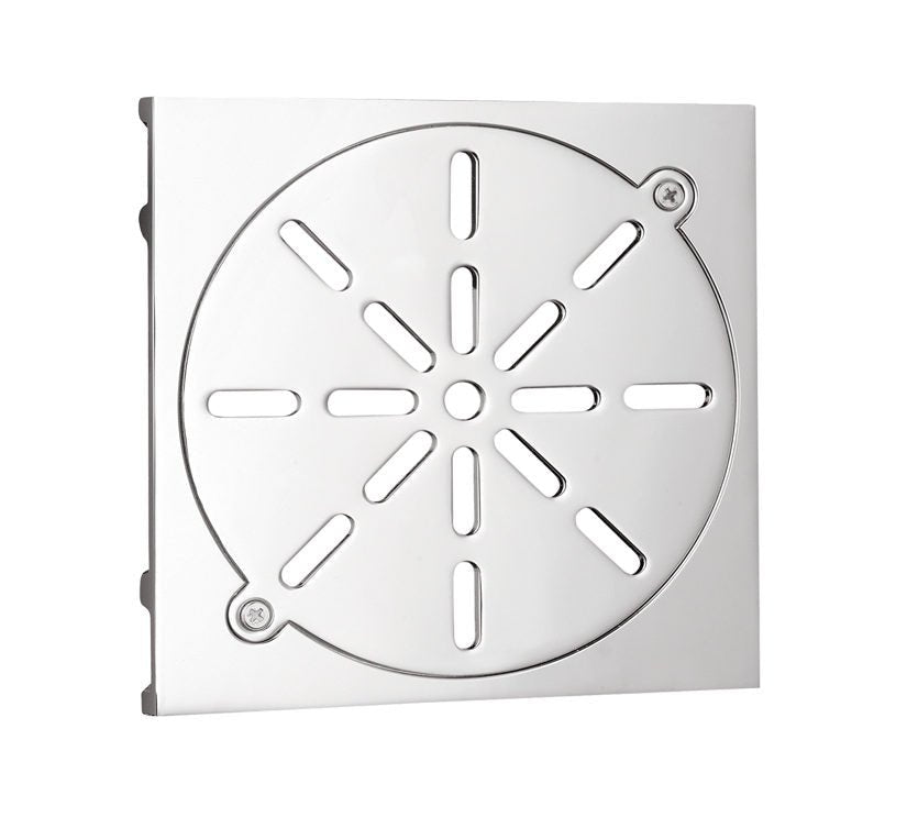 JTP Chrome Plated Brass Grating - Chrome - NUBR3226 - TAP 'N' SHOWER