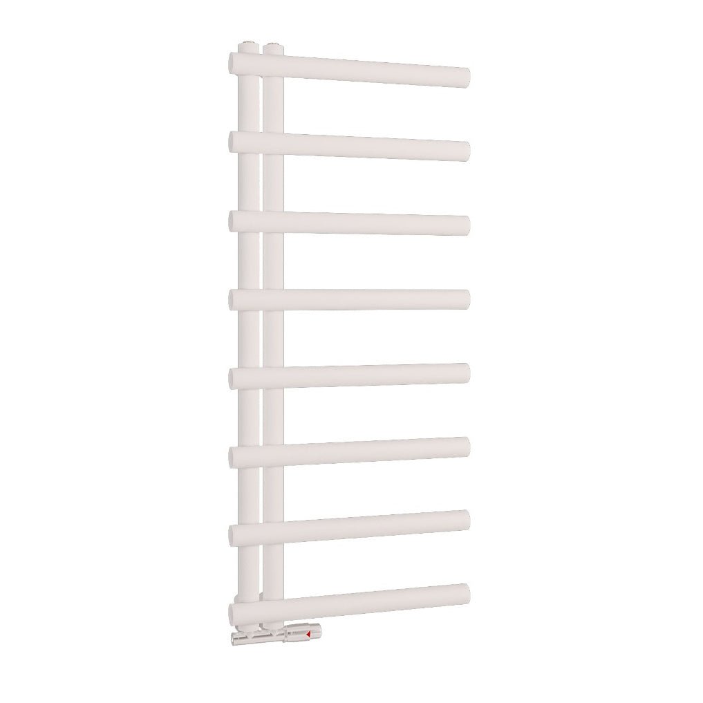 Scudo Carlo Designer Towel Radiator 1150 x 500mm - Chrome - CARL1150 - 500 - W - TAP 'N' SHOWER