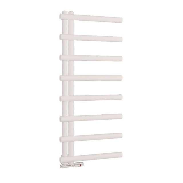 Scudo Carlo Designer Towel Radiator 1150 x 500mm - Chrome - CARL1150 - 500 - W - TAP 'N' SHOWER