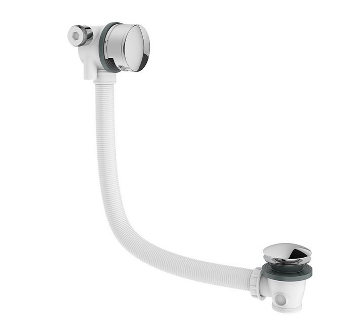 Britton Hoxton Bath Filler with Click Clack Waste - Chrome - HOX.0351CP - TAP 'N' SHOWER