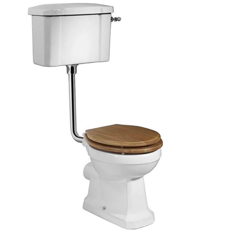 Tavistock Vitoria White Low Level Cistern - CL850S - TAP 'N' SHOWER
