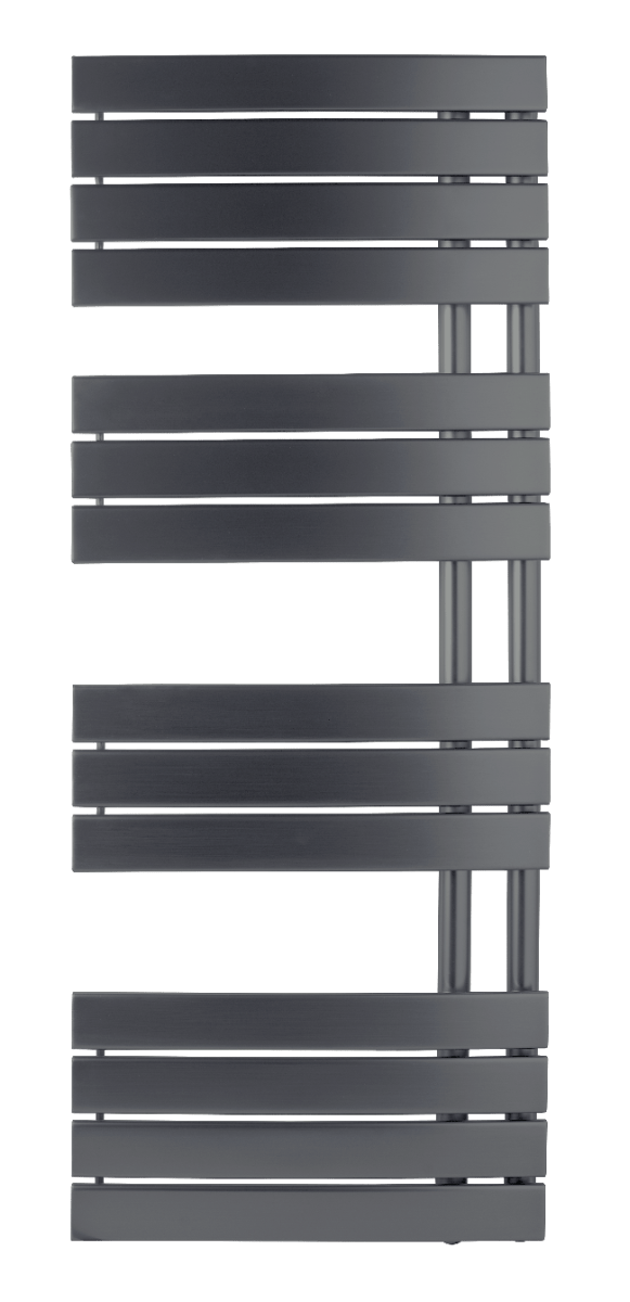 JTP CLEO Radiator 1400mm High X 550 mm Wide - Brushed Black - CLE1400BBL - TAP 'N' SHOWER