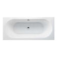 Cleargreen Double Ended Verde rectangular white bath 1700mm x 800mm with overflow and waste holes
