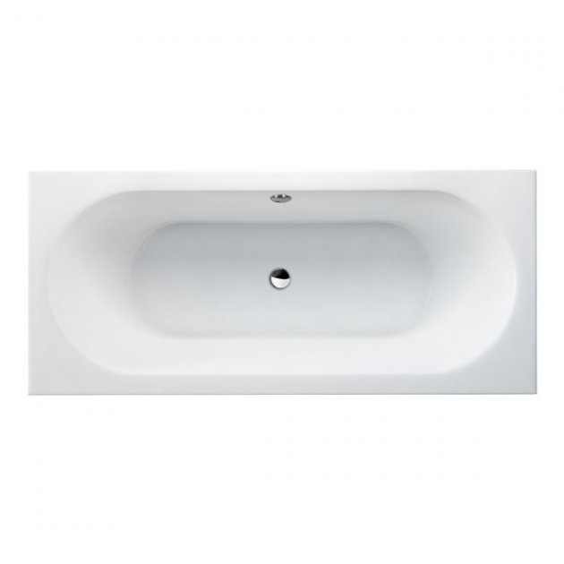 Cleargreen Double Ended Verde Rectangular Bath 1700mm Length x 800mm Wide - White - R43 - TAP 'N' SHOWER