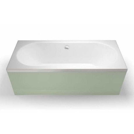 Cleargreen Double Ended Verde Rectangular Bath 1700mm Length x 750mm Wide - White - R9