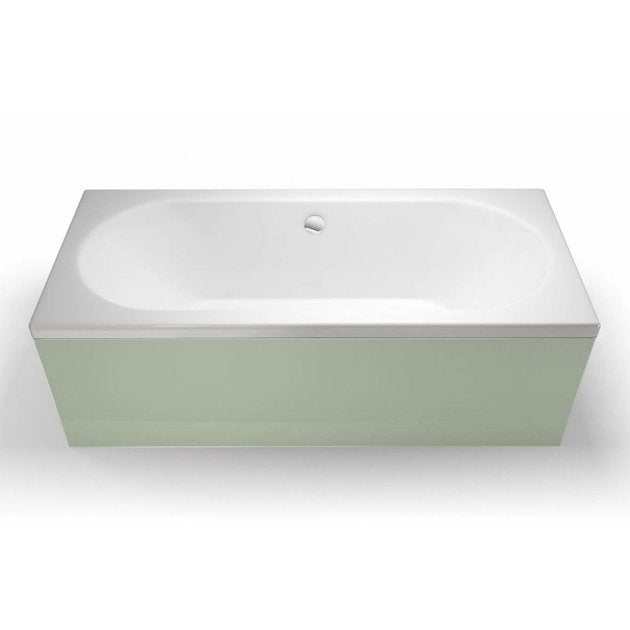 Cleargreen Double Ended Verde Rectangular Bath 1700mm Length x 750mm Wide - White - R9 - TAP 'N' SHOWER