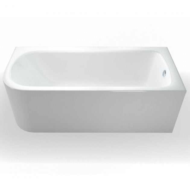 Cleargreen Right Handed Single Ended Viride Offset Rectangular Bath 1700mm x 750mm - R39 - TAP 'N' SHOWER